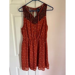H&M Orange patterned summer dress